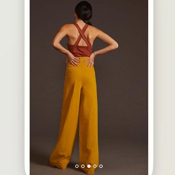 Anthropologie Essentiel Antwerp Wide-Leg Beach Pants NEW Size 10 - Picture 4 of 10